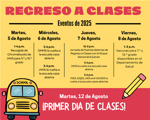 information about back to school 
